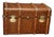 Curved Mail Trunk with Key, 1920s For Sale