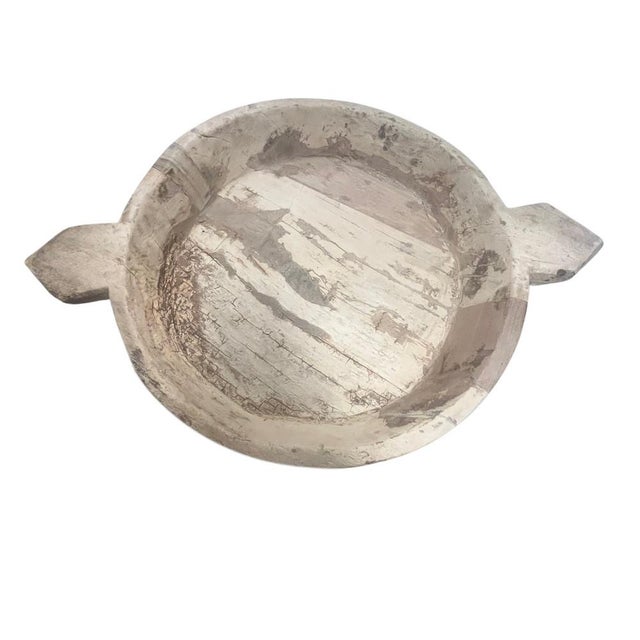 1970s Vintage Wooden Parat Bowl For Sale - Image 5 of 5