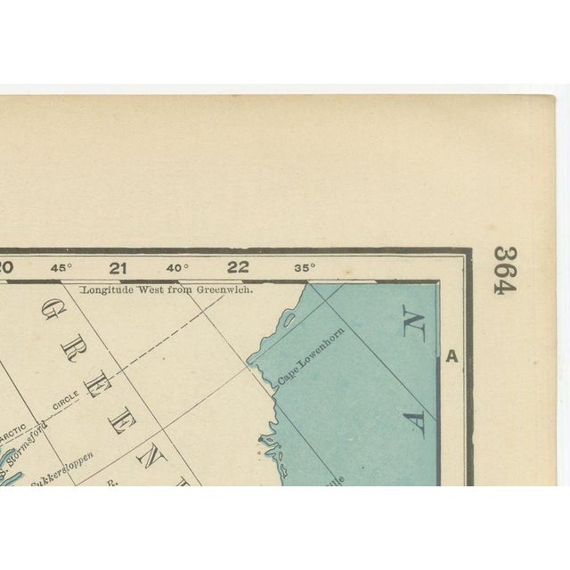 Black Antique Map of British America with Hudson Bay by Ran McNally, 1899 For Sale - Image 8 of 12