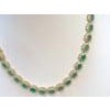 35 Ct Oval Shape Natural Zambian Emerald & 20 Carat Diamond Necklace , 17 Inch For Sale - Image 16 of 18