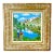 1978 Vintage Impressionist Original Oil Painting of Boys Fishing by E. Sack. For Sale