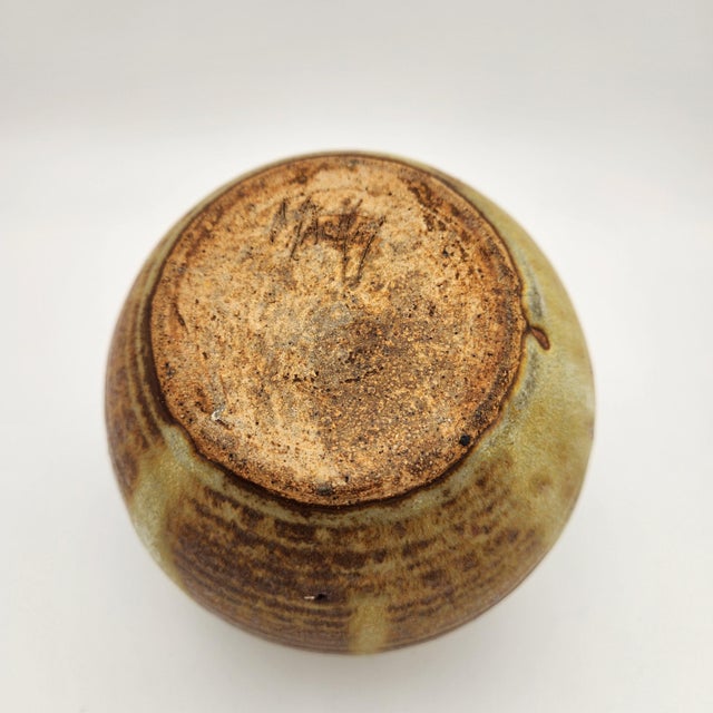 Ceramic Mid 20th Century Studio Pottery Bud Vase With 4 Openings For Sale - Image 7 of 12