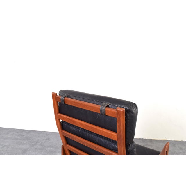 Mid-Century Modern Teak Lounge Chairs by Illum Wikkelsø for Niels Eilersen, 1960s, Set of 2 For Sale - Image 11 of 17