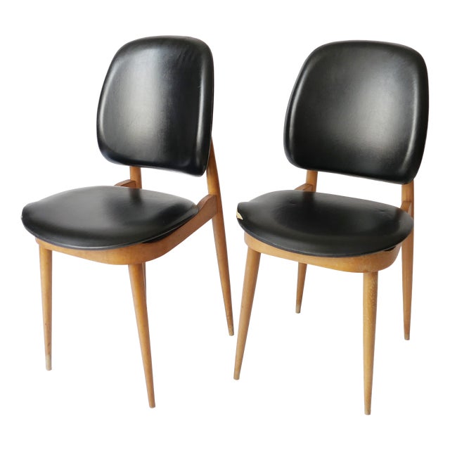 Vintage Chairs by Pierre Guariche, 1960s, Set of 2 For Sale