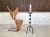 Large Wrought Iron Tripod Candleholder, 1960s For Sale - Image 6 of 12
