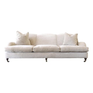 Ralph Lauren English Roll Arm Sofa in Savoie Plush For Sale