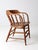 Wood Antique Rustic Captain's Chair For Sale - Image 7 of 9