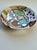 Earth Toned Hand Painted Wood Bowl For Sale - Image 4 of 12