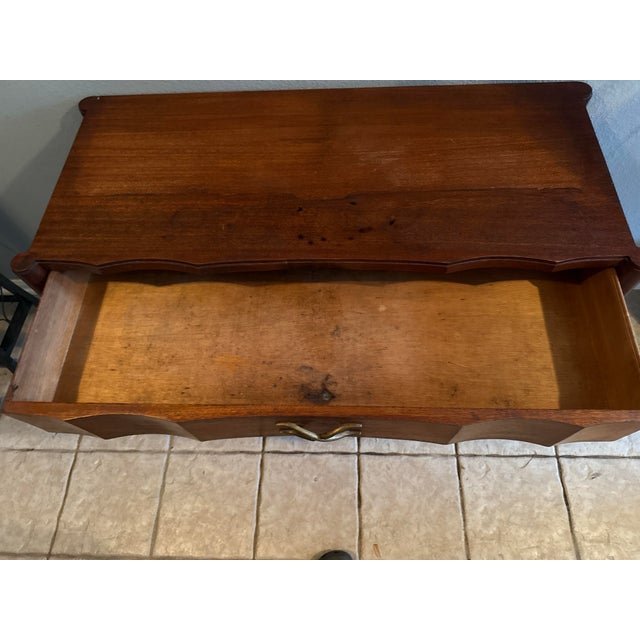 1950s Mid-Century Modern Brown-Saltman Two-Piece Walnut China Cabinet Credenza For Sale - Image 9 of 12