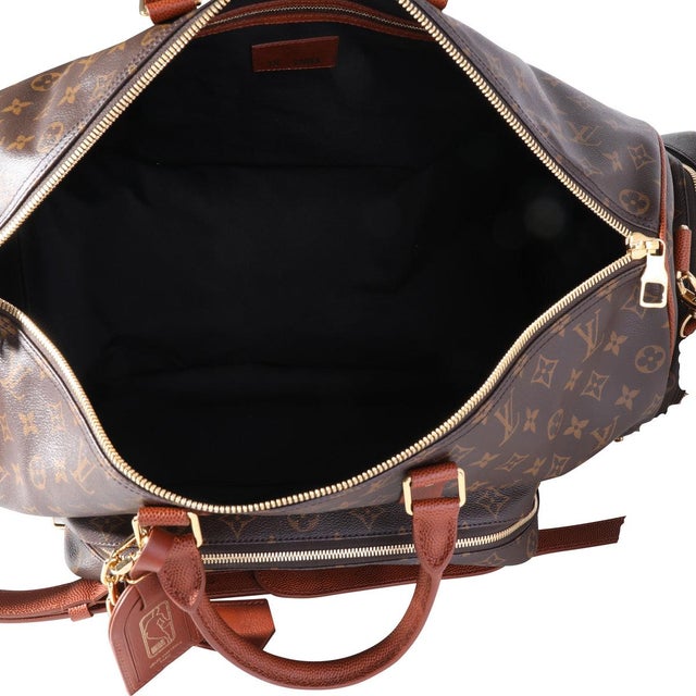 Textile x NBA Monogram Canvas Trio Pocket Keepall For Sale - Image 7 of 7