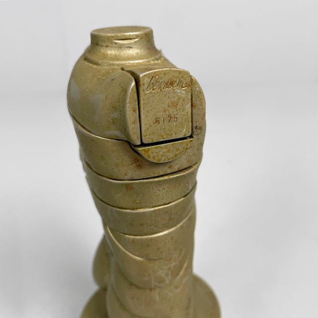 Spanish Nickel-Plated Metal Sculpture of Mini David by Miguel Berrocal, 1968-70 For Sale - Image 12 of 15