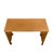 A streamlined vintage teak table combining warm wood grain, compact proportions, and an unusually versatile rolling...