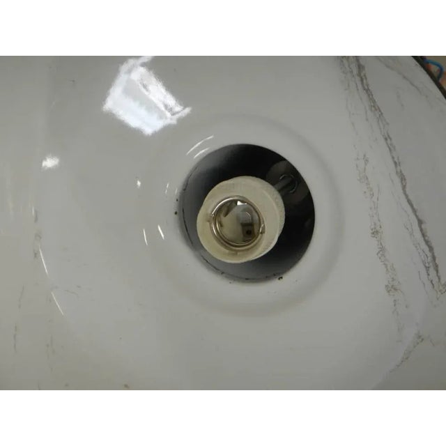 1950s Black Metal Hanging Lamp, 1950s For Sale - Image 5 of 9