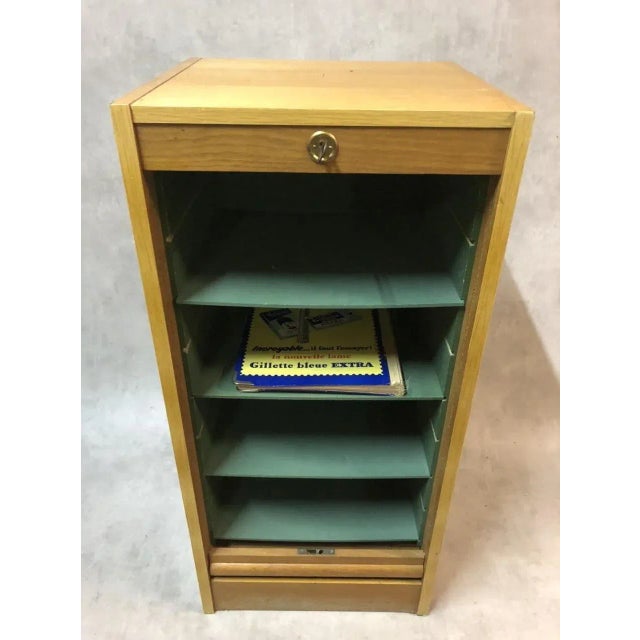 Oak Curtain Cabinet, 1970s For Sale - Image 4 of 9
