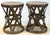 Sarreid Ltd. Pair of Mid-Century Modern Brass “X” Stools, by Sarreid, Spain, Circa 1960s For Sale - Image 4 of 18