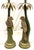Late 20th Century 20th Century Palm Beach Chic Parrot and Palm Tree Lamps- A Pair For Sale - Image 5 of 18