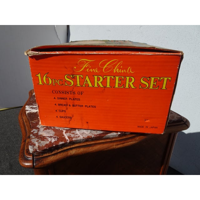 Vintage Dishes Set of Four Fine China Made in Japan 15 Pieces For Sale - Image 10 of 15