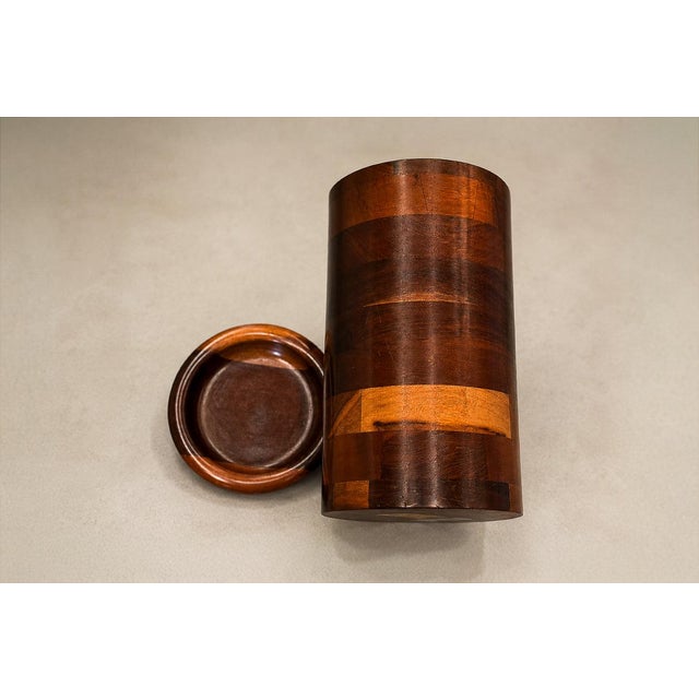 1960sBrazilian Modern Wine Holder with Lid in Rosewood & Imbuia Wood by Jean Dobré, 1960s - Lot 940 For Sale - Image 18 of 18