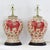Pair of Vintage Brunschwig & Fils Cadiz Table Lamps - Red and Cream Ceramic With Elephant and Camel Motif For Sale - Image 13 of 13