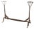 Wrought Iron Fireplace Andiron, 1700s For Sale