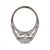 Early 21st Century Stardust 18kw Halo Engagement Ring With Cz Center, Size 7 For Sale - Image 5 of 8