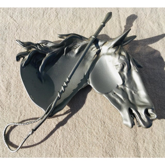 Silver Mid Century Equestrian Trinket Bowl. For Sale - Image 8 of 8
