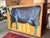 Suzanne Frazier Blue Cow Oil on Canvas Painting For Sale - Image 9 of 12