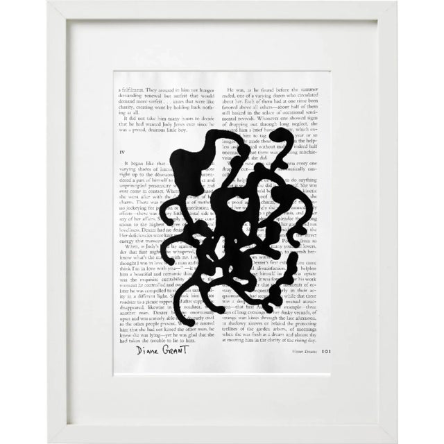 Wood Shadow Box Framed Originals by Diane Grant 'Black