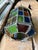 Hanging Mid 20th Century Art Deco Stained Glass Chandelier For Sale - Image 4 of 5