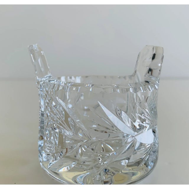 Vintage Lead Crystal Salt Cellar Bucket For Sale - Image 4 of 6