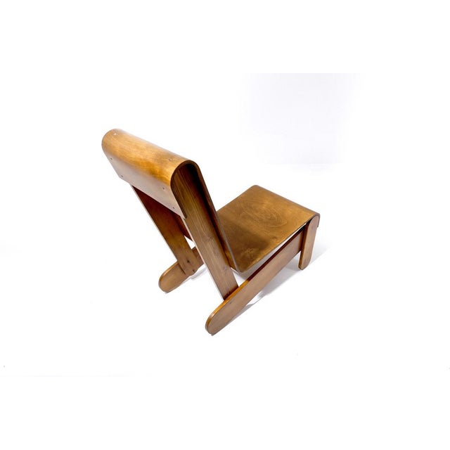 Vintage Dutch Plywood Lounge Chair, 1950s For Sale - Image 13 of 18