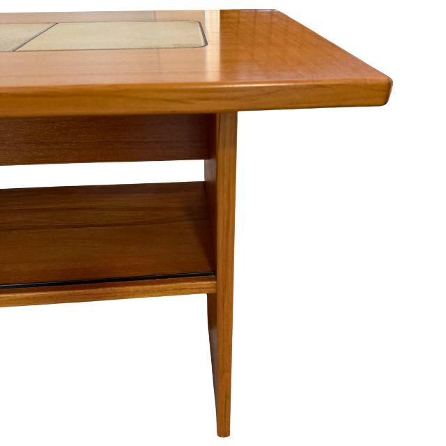 Late 1970s Danish Gangsø Møbler, Attributed Teak Console Table, Made in Denmark For Sale - Image 10 of 17