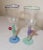 1990s Pair of Hand Blown Harry Stuart RPM Studio Art Glass Goblet Chalice Wine Glass For Sale In New York - Image 6 of 11