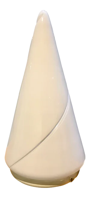 Murano Glass Cone Lamp from De Majo