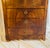Wood Antique French Louis Philippe Secretary in Walnut With Marble Top Leather Gilt Embossed Writing Surface For Sale - Image 7 of 11