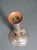 Traditional Antique Mixed-Metal Push-Up Candlestick, Brass & Copper, 10.75"h For Sale - Image 3 of 8