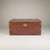 Early English Horse & Hunt Campaign Style Brass Bound Mahogany Trunk / Box / Coffee Table For Sale In Atlanta - Image 6 of 6