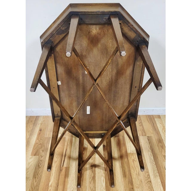 Vintage Mid-Century Modern Style Mahogany "Spider" Coffee Table For Sale - Image 10 of 11