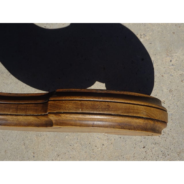 Antique Square Walnut Pedestal Table, 1800s For Sale - Image 10 of 18