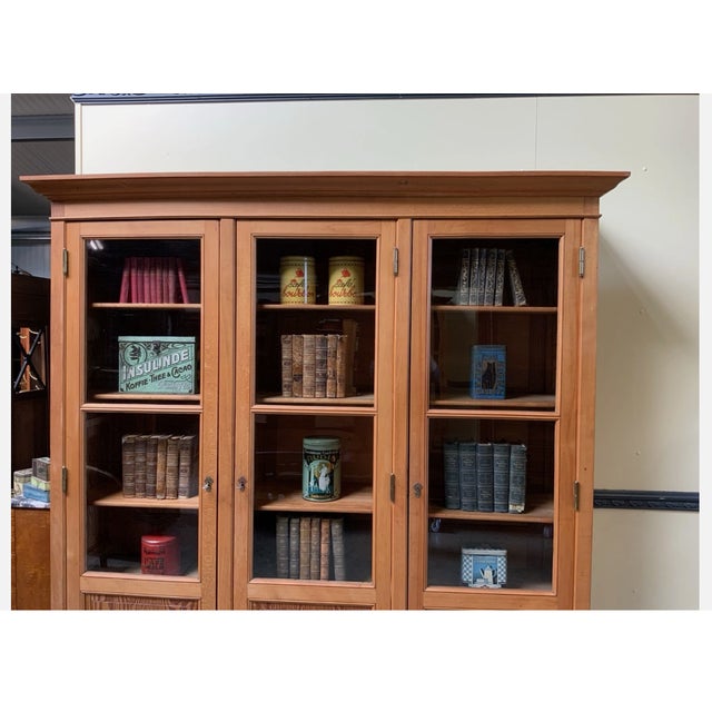 Large Art Nouveau Bookcase, 1910 For Sale - Image 6 of 10