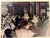 Vintage print of Edgar Degas’ famous impressionist painting “Rehearsal on the Stage” from 1874. This unframed print of a...