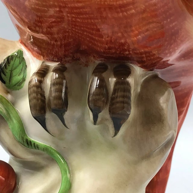 Mid-Century Parrot in Hand Painted Porcelain from Herend Hungary, 1950s For Sale - Image 6 of 12