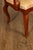 French Country Century French Provincial Style Pair Of Upholstered Ladderback Armchairs For Sale - Image 3 of 18