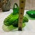 1970s Green Glass Collection of Decorative Bowls- Set of 3 For Sale In Atlanta - Image 6 of 8