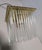 Brass Mid 20th Century Postmodern Gaetano Sciolari Style Brass and Glass Rods Flush Mount - A Pair For Sale - Image 8 of 14