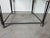 1980s Larry Laslo for Directional Postmodern Metal & Glass Side Table For Sale - Image 9 of 11