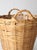 Mid 20th Century Vintage Woven Wicker Basket For Sale - Image 5 of 11