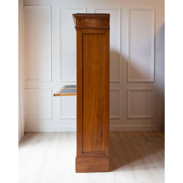 Early 20th Century Italian Wooden Filing Cabinet with Tambour Door For Sale - Image 13 of 18