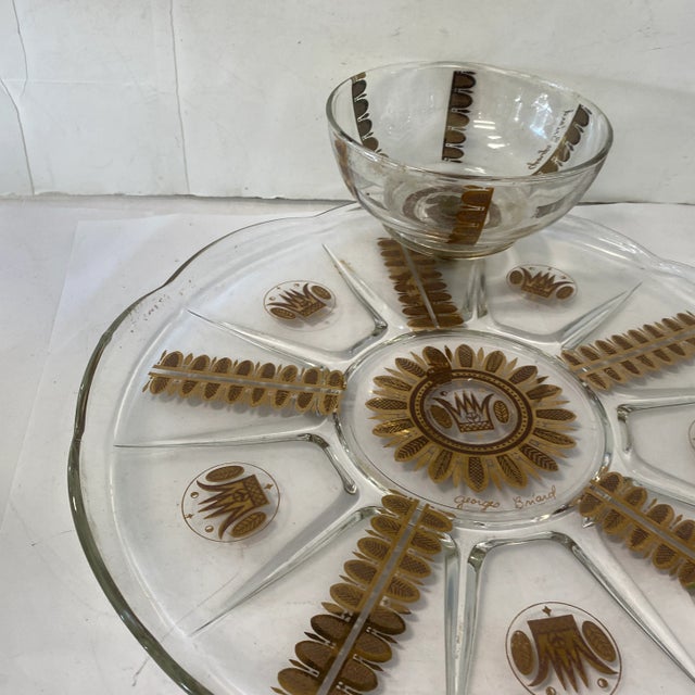 1970s Georges Briard Chip and Dip Set- 2 Pieces For Sale In Miami - Image 6 of 7