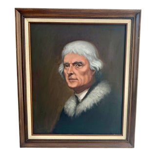 Thomas Jefferson Portrait Painting For Sale